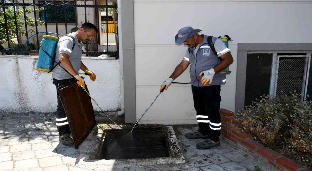 Kuşadasında haşere ve kara sineğe karşı etkin mücadele