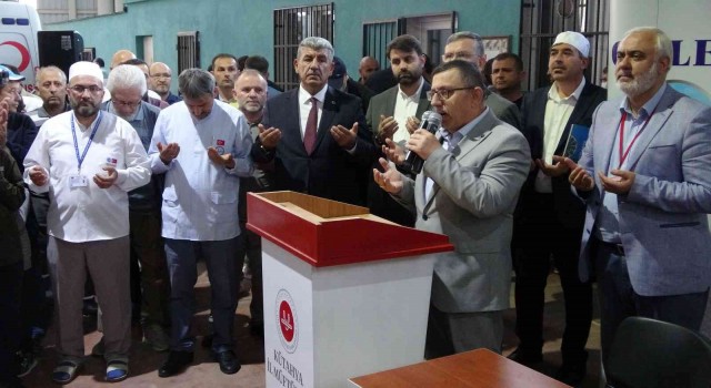 Kütahyadan kutsal topraklara yolculuk başladı