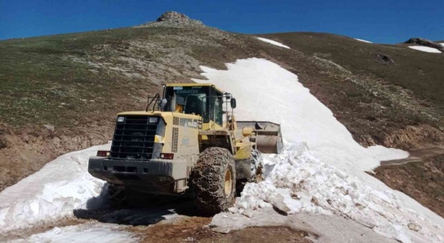 Maçkada 66 mahallede yol çalışması