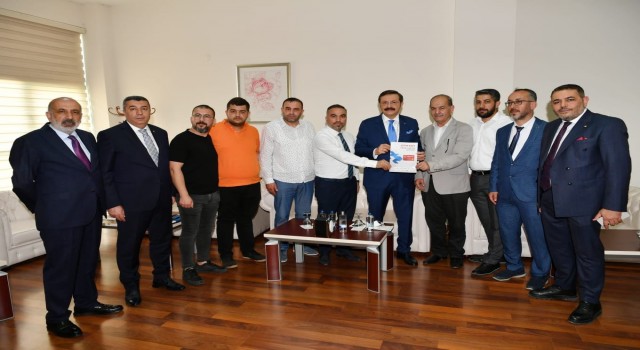 Malatyanın Eğitim Kart Projesi TOBB Başkanına sunuldu