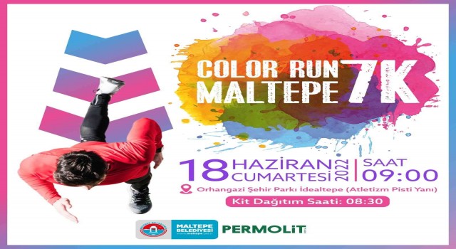 Maltepe Belediyesinden ‘Color Run Maltepe 7k Koşusu