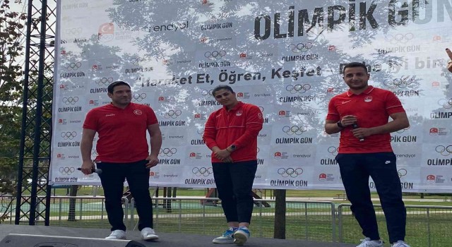 Maltepede olimpiyat rüzgarı esti, yüzlerce çocuk doyasıya eğlendi