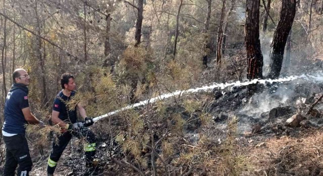 Manisa Büyükşehir İtfaiyesi Marmariste görev başında