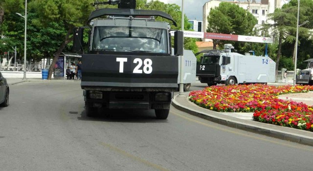 Marmaris yangınında görev alan TOMAlar uğurlandı