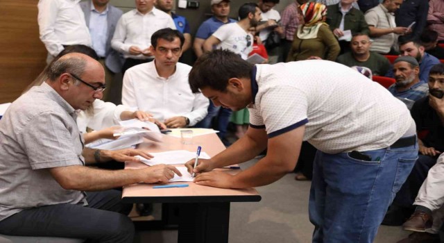 Melikgazi Belediyesinin daire satış ihalesine yoğun ilgi