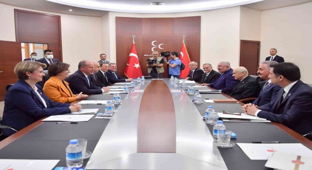 Memleket Partisi Genel Başkanı İnceden MHP Genel Başkanı Bahçeliye ziyaret