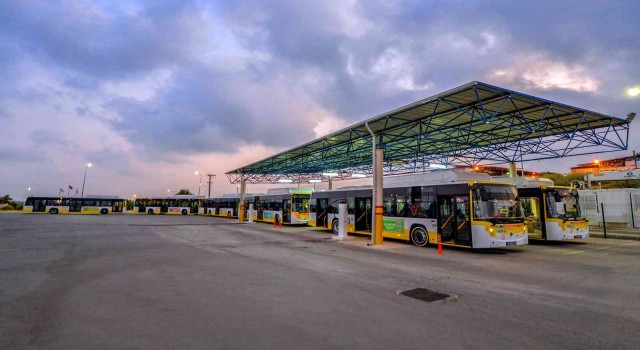 Mersinde CNGli otobüsler için dolum istasyonu kuruldu
