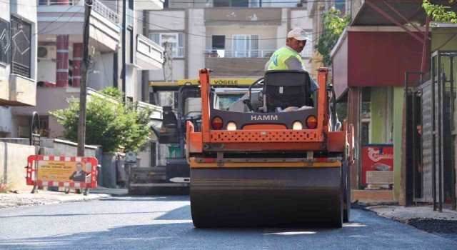 MESKİnin asfalt tamir çalışmaları sürüyor