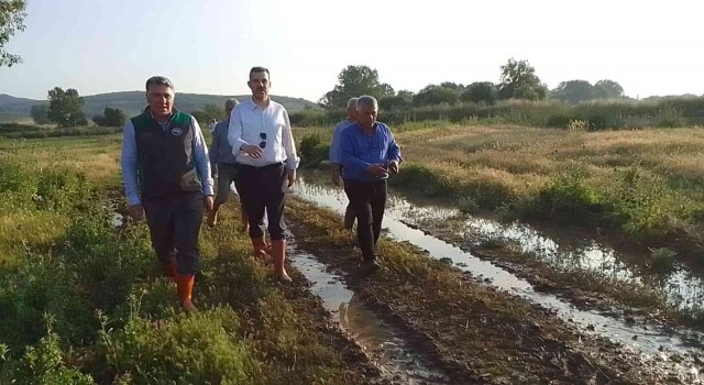 Milletvekili Esginden Nilüfer Çaylıda sel incelemesi