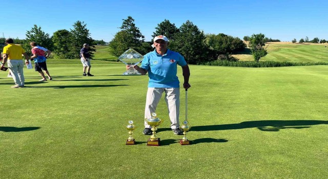 Milli golfçü Mehmet Kazan Çekyada şampiyon oldu