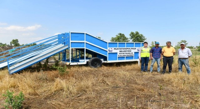 Mobil Koyun Banyosunda kurban mesaisi başladı