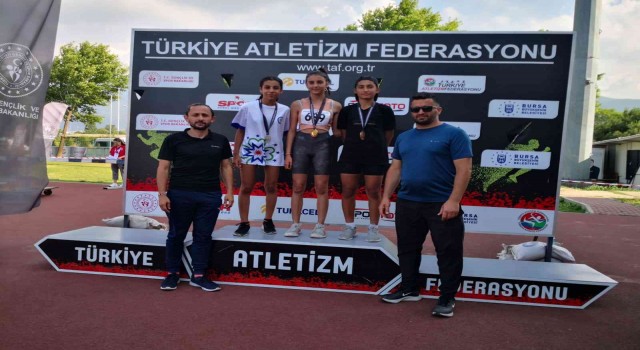 Muğla Büyükşehir atletizm sporcusu Türkiye 2incisi oldu
