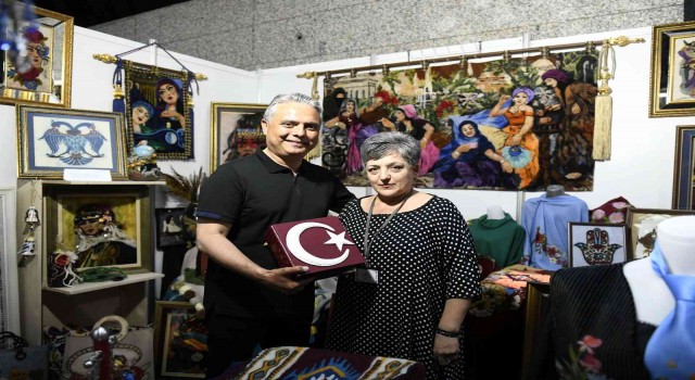 Muratpaşanın mesleki eğitim ve hobu kursları yıl sonu sergisine ilgi büyük oldu