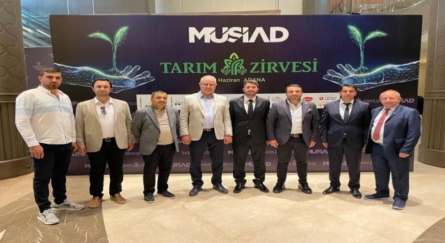 MÜSİAD Kırşehir Şubesi tarım zirvesine katıldı