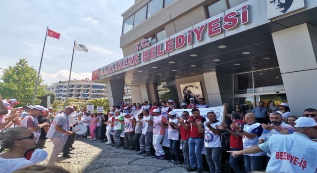 Narlıdere Belediyesine grev kararı asıldı