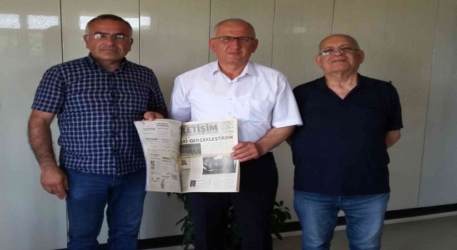Nebioğlu gazetesi ciltlenip başkanlara hediye edildi