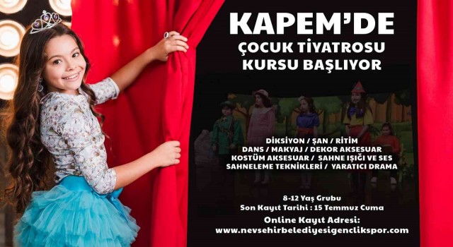 Nevşehirde çocuklar için tiyatro