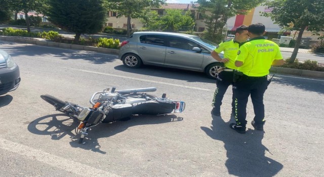 Nevşehirde motosiklet kazası