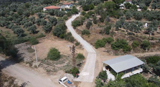 Ocaklıda yol çalışmaları tamamlanıyor