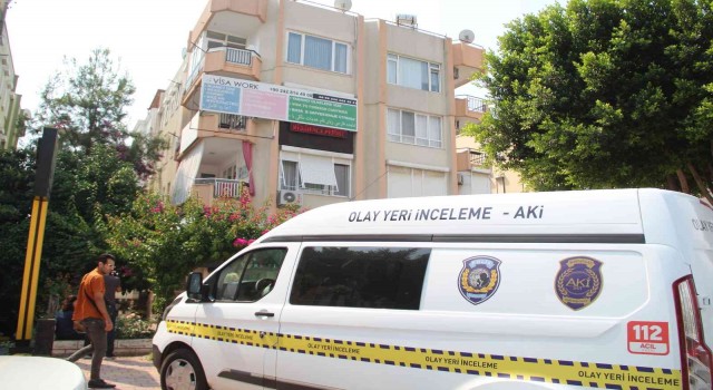 Ölüm arkadaşını ziyarete geldiği, binada yakaladı