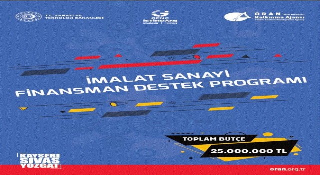 ORAN 2022 Yılı Finansman Destek Programı açıklandı