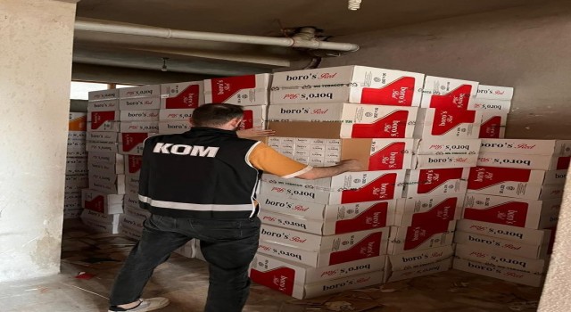 Orduda kaçak tütün deposuna baskın