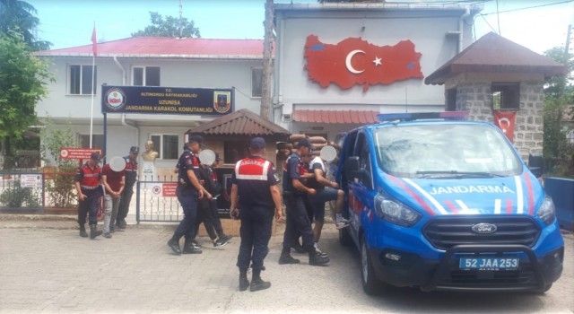 Orduda maskeli hırsızlık olayının failleri tutuklandı