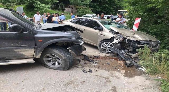 Orduda trafik kazası: 2 yaralı