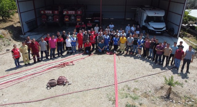 Orman yangını gönüllüleri eğitimlerine aşladı