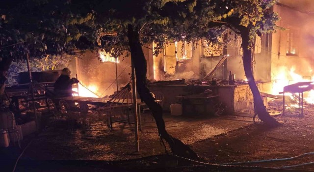 Ortacada ev yangını: 1 ölü