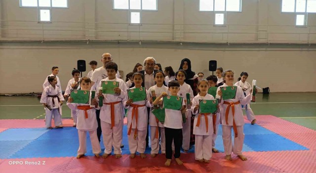 Osmanelinde kuşak töreni düzenlendi