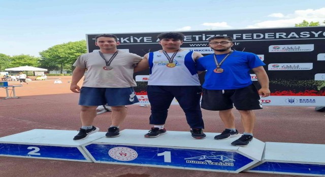 Osmangazili atlet müsabakaya damga vurdu