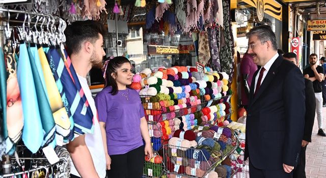 Osmaniye Valisi Erdinç Yılmaz Esnaf Ziyaretlerini Sürdürüyor