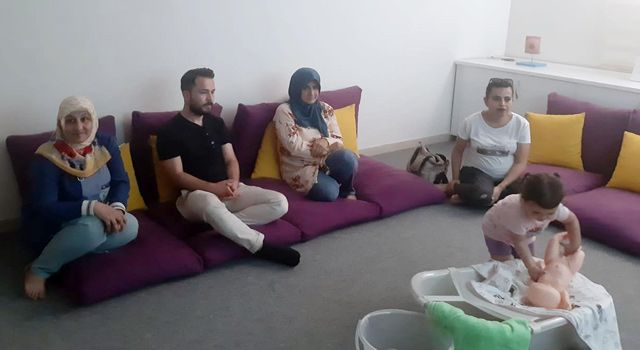 Osmaniye'de Anne adaylarına yönelik bebek eğitimi verildi