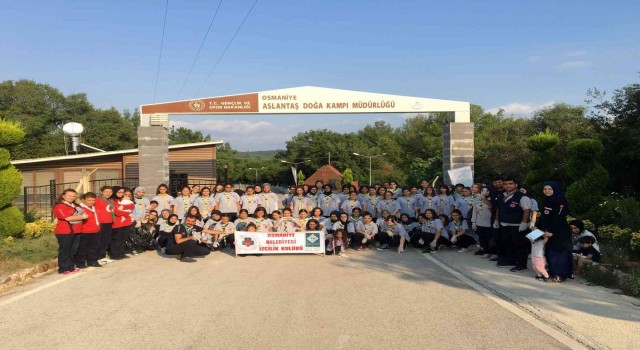 Osmaniyede izci öğrencilere moral kampı