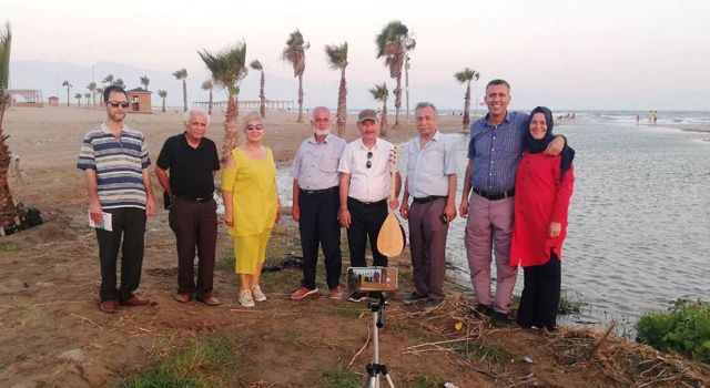 OŞYAD, Burnaz Plajında “Gün batarken” programı yaptı