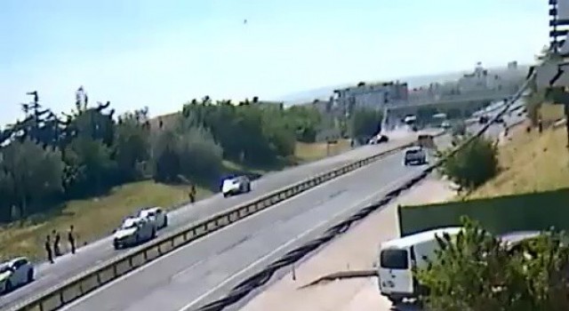 (Özel) Büyükçekmecedeki feci kaza kamerada