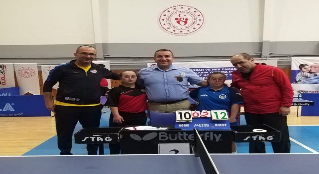 Özel sporcuların ter döktüğü yarışmada Türkiye 3üncüsü oldular