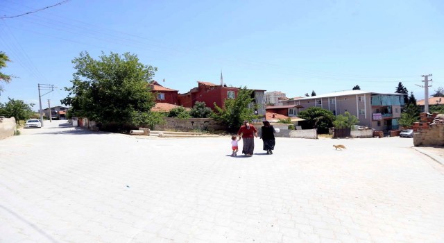 Pamukkalede bir mahallede daha üstyapıda sona gelindi