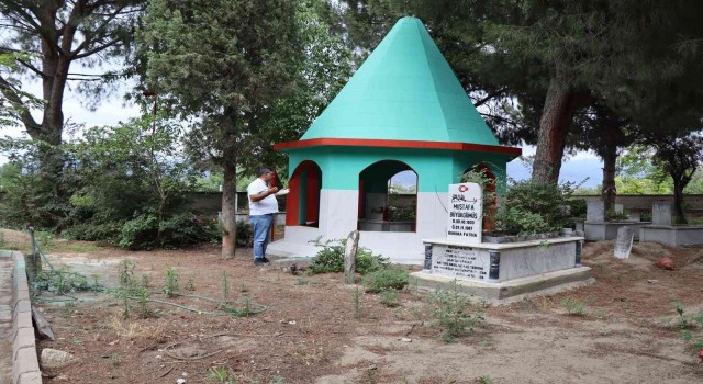 Pirlibeyde şehitlikler yenilendi