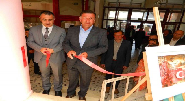 Posofta halk eğitim kursları yılsonu sergisi açıldı