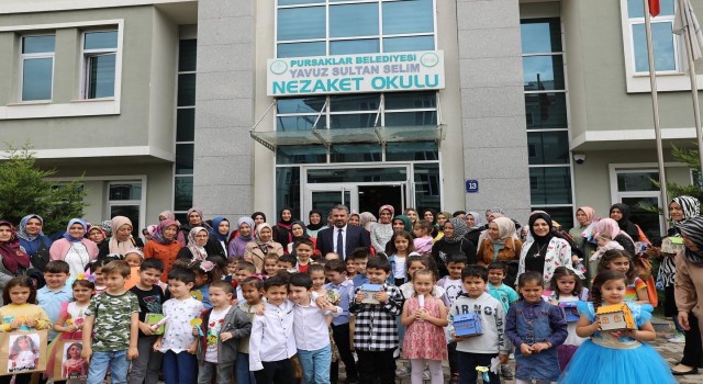 Pursaklar Belediyesi Nezaket Okullarında karne heyecanı