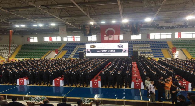 Rize POMEMde 570 polis adayı mezun oldu