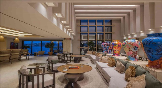 Sanat ve tatilin bir arada olduğu otel Bodrumun göz bebeği oldu