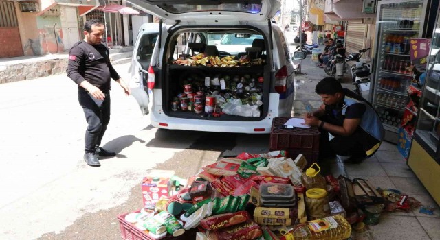 Şanlıurfada tarihi geçmiş 59 bin gıda ürünü imha edildi