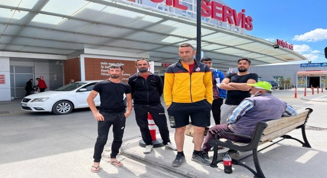 Şantiyedeki yemekten zehirlenen 28 işçi hastanelik oldu