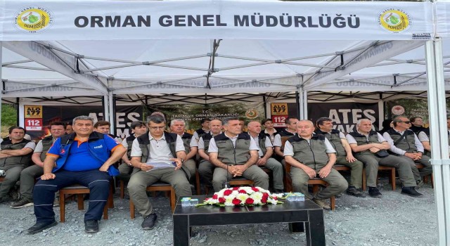 Sarıyerde helikopter destekli dev yangın söndürme tatbikatı