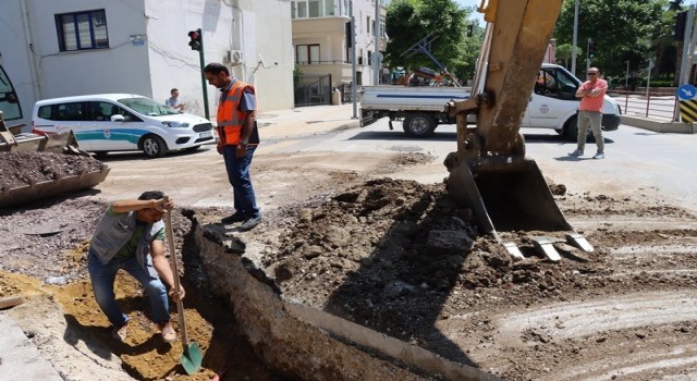 Şehit Emniyet Müdürü Altuğ Verdi Caddesindeki altyapı çalışması tamamlandı