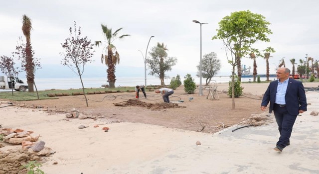 Şehit Nazım Ateş Parkında çalışmalar sürüyor
