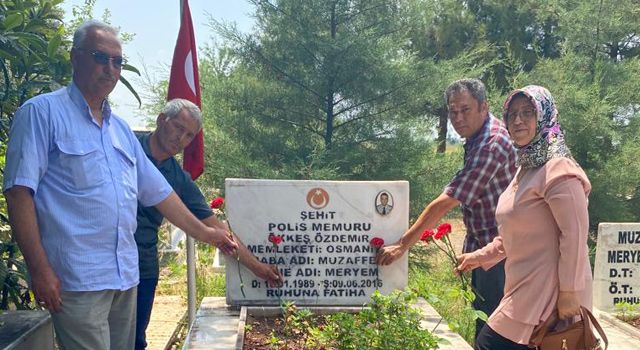 Şehit polis memuru Ökkeş Özdemir, şehadetinin 6. yılında dualarla anıldı
